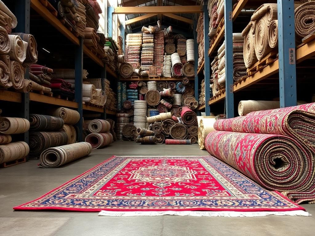 نگهداری از فرش در انبار