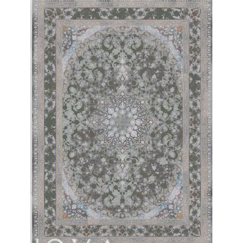 فرش 1200 شانه کد 12140 رنگ سبز