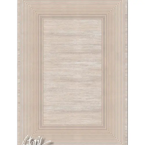 فرش 1200 شانه کد 70607 رنگ کرم