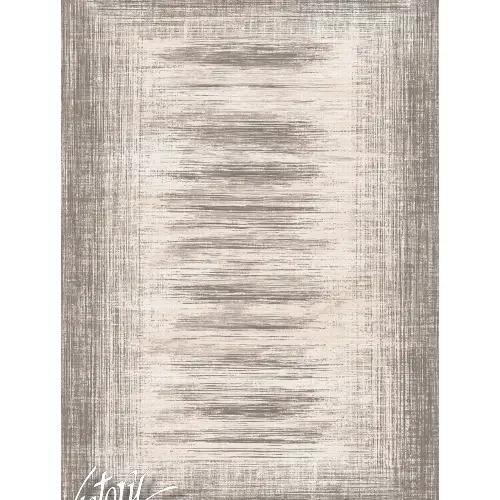 فرش 1200 شانه کد 70650 رنگ کرم قهوه ای