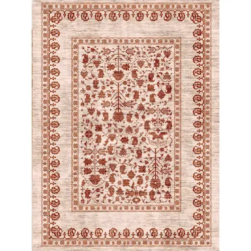 فرش 480 شانه کد 30109 رنگ صورتی قرمز