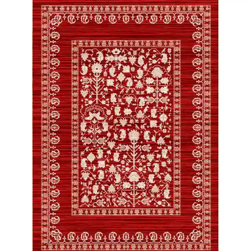 فرش 480 شانه کد 30700 رنگ قرمز