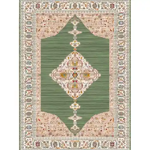 فرش 480 شانه کد 30723 رنگ سبز