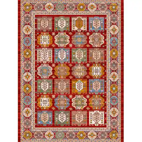 فرش 480 شانه کد 30764 رنگ قرمز