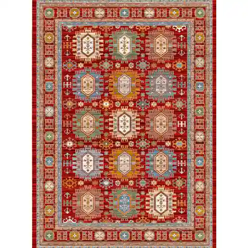 فرش 480 شانه کد 30770 رنگ قرمز