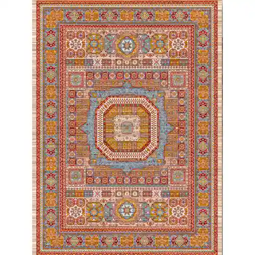 فرش 480 شانه کد 30818 رنگ آبی