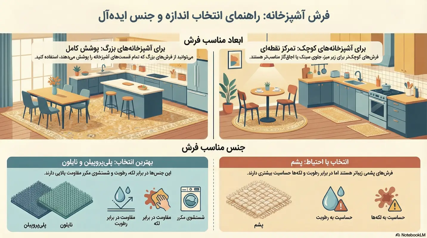 چرا فرش آشپزخانه بخریم؟